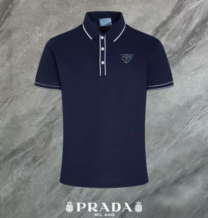 Picture of Prada Polo Shirts Short _SKUPradaM-3XL11Lr19625841